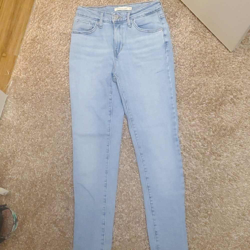 Size 25 levis 721 high rise skinny jeans